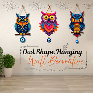 Owl Shape Wall Hanging