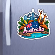 Australia Country Theme Souvenir Wooden Refrigerator Stylish Fridge Magnet Hover