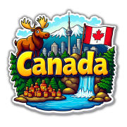 Canada Country Theme Souvenir Wooden Refrigerator Stylish Fridge Magnet