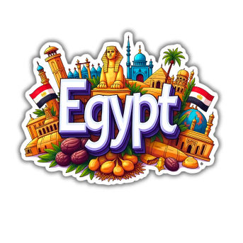 Egypt Country Theme Souvenir Wooden Refrigerator Stylish Fridge Magnet