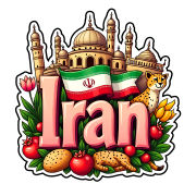 Iran Country Theme Souvenir Wooden Refrigerator Stylish Fridge Magnet