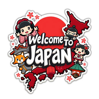 Japan Country Theme Souvenir Wooden Refrigerator Stylish Fridge Magnet