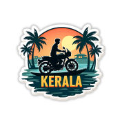 Kerala Indian State Theme Souvenir Wooden Refrigerator Stylish Fridge Magnet
