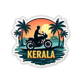 Kerala Indian State Theme Souvenir Wooden Refrigerator Stylish Fridge Magnet