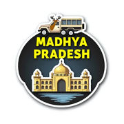 Madhya Pradesh Indian State Theme Souvenir Wooden Refrigerator Stylish Fridge Magnet