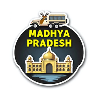 Madhya Pradesh Indian State Theme Souvenir Wooden Refrigerator Stylish Fridge Magnet