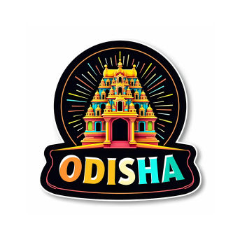 Odisha Indian State Theme Souvenir Wooden Refrigerator Stylish Fridge Magnet