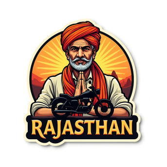 Rajasthan Indian State Theme Souvenir Wooden Refrigerator Stylish Fridge Magnet