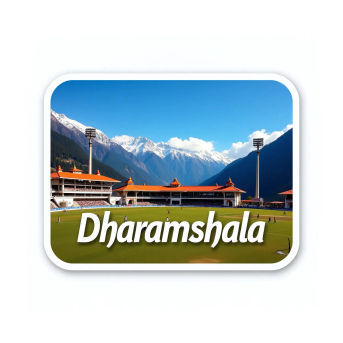 Dharamshala Theme Souvenir Wooden Refrigerator Stylish Fridge Magnet
