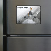 Gangotri Temple Theme Souvenir Wooden Refrigerator Stylish Fridge Magnet Hover