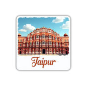 Jaipur Theme Souvenir Wooden Refrigerator Stylish Fridge Magnet