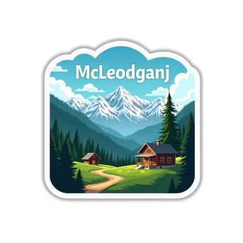 McLeodgajn Theme Souvenir Wooden Refrigerator Stylish Fridge Magnet