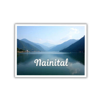 Nainital Theme Souvenir Wooden Refrigerator Stylish Fridge Magnet