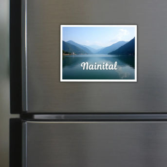 Nainital Theme Souvenir Wooden Refrigerator Stylish Fridge Magnet Hover