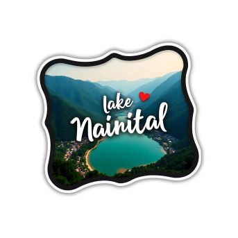 Nainital Theme Souvenir Wooden Refrigerator Stylish Fridge Magnet
