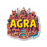 Agra City Theme Souvenir Wooden Refrigerator Stylish Fridge Magnet