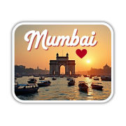 Mumbai City Theme Souvenir Wooden Refrigerator Stylish Fridge Magnet