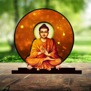 Gautam Buddha Ji Idol for Car Dashbord Accessories Murti Statue for Home Decor Hover