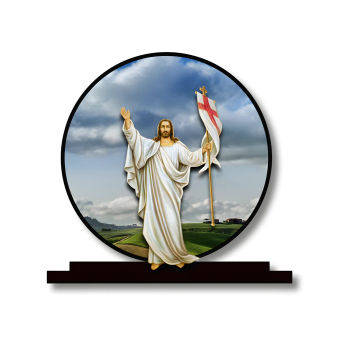 Jesus Christ Statue Idol for Car Dashbord Accessories Murti Statue for Home Decor