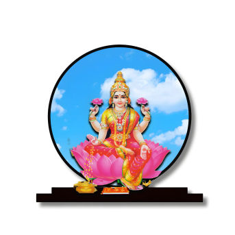 Lakshmi Devi Mata Idol for Car Dashbord Accessories Murti Statue for Home Decor