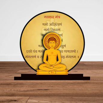 Mahaveer Jain Swami Idol for Car Dashbord Accessories Murti Statue for Home Decor Hover