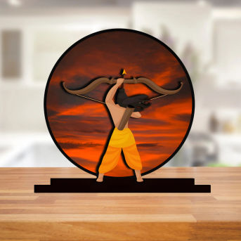 Lord Ram Idol for Car Dashbord Accessories Murti Statue for Home Decor Hover