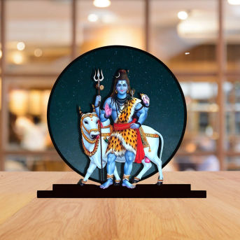 Lord Shiv Ji Idol for Car Dashbord Accessories Murti Statue for Home Decor Hover