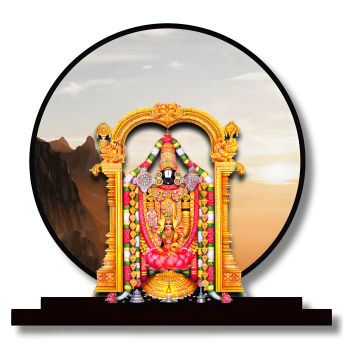 Tirupati Balaji Idol for Car Dashbord Accessories Murti Statue for Home Decor