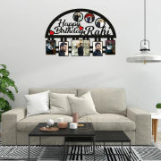 Happy Birthday Your Pictures And Names Customized Collage Photo Frame D6 Hover