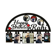 Happy Birthday Your Pictures And Names Customized Collage Photo Frame D6