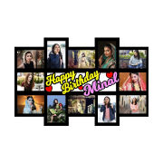 Happy Birthday Your Pictures And Names Customized Collage Photo Frame D7