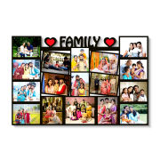 Happy Birthday Your Pictures And Names Customized Collage Photo Frame D1