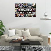 Happy Birthday Your Pictures And Names Customized Collage Photo Frame D4 Hover