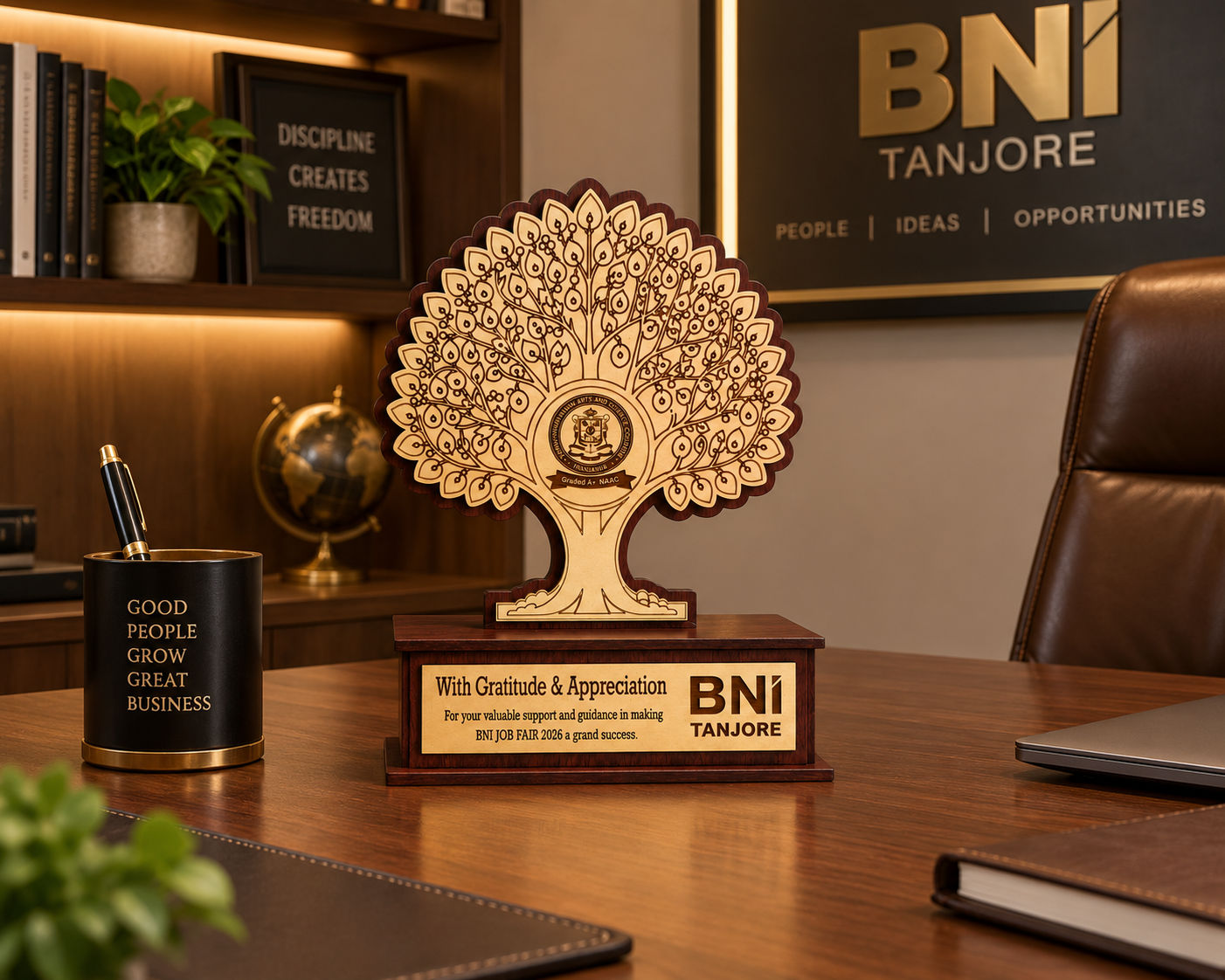 Premium Tree of Growth Appreciation Trophy - 4