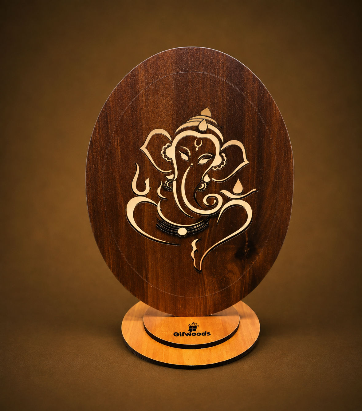Wooden Lord Ganesha Table Stand