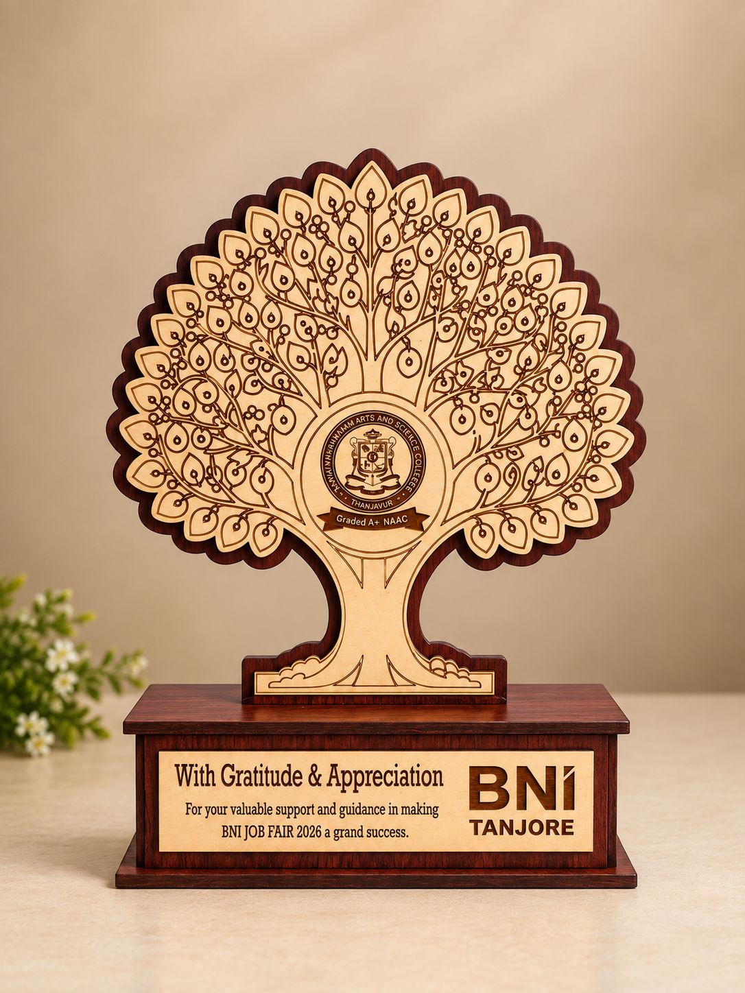 Premium Tree of Growth Appreciation Trophy