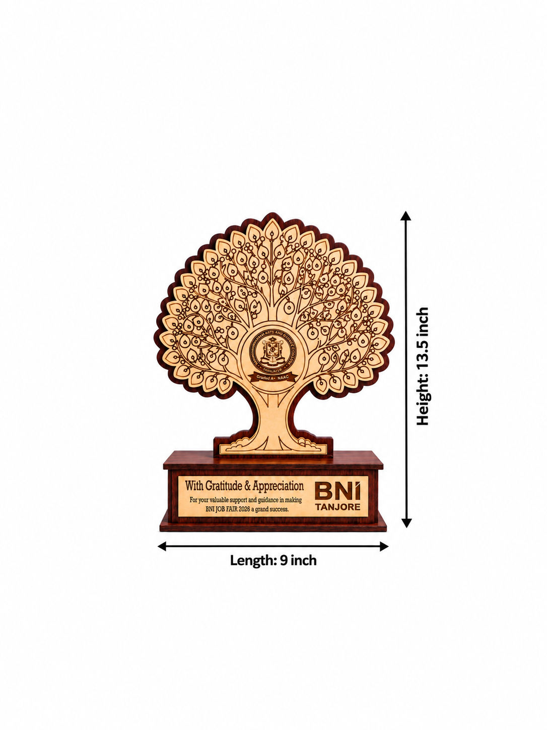 Premium Tree of Growth Appreciation Trophy - 3