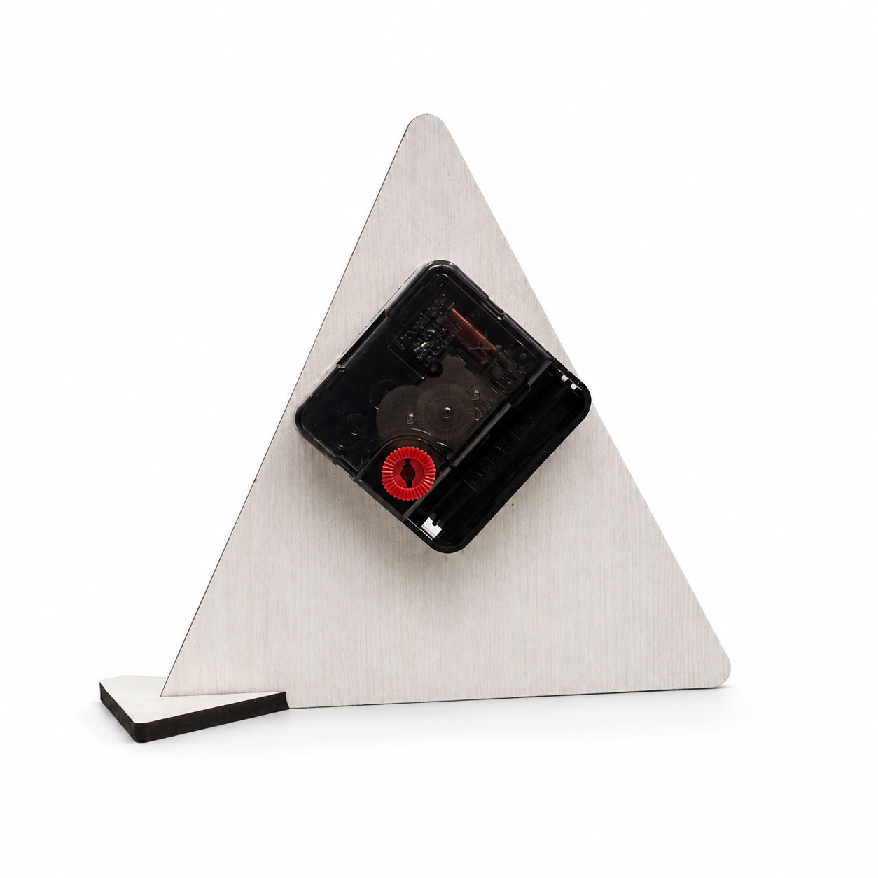 Triangle Wooden Table Clock - 3