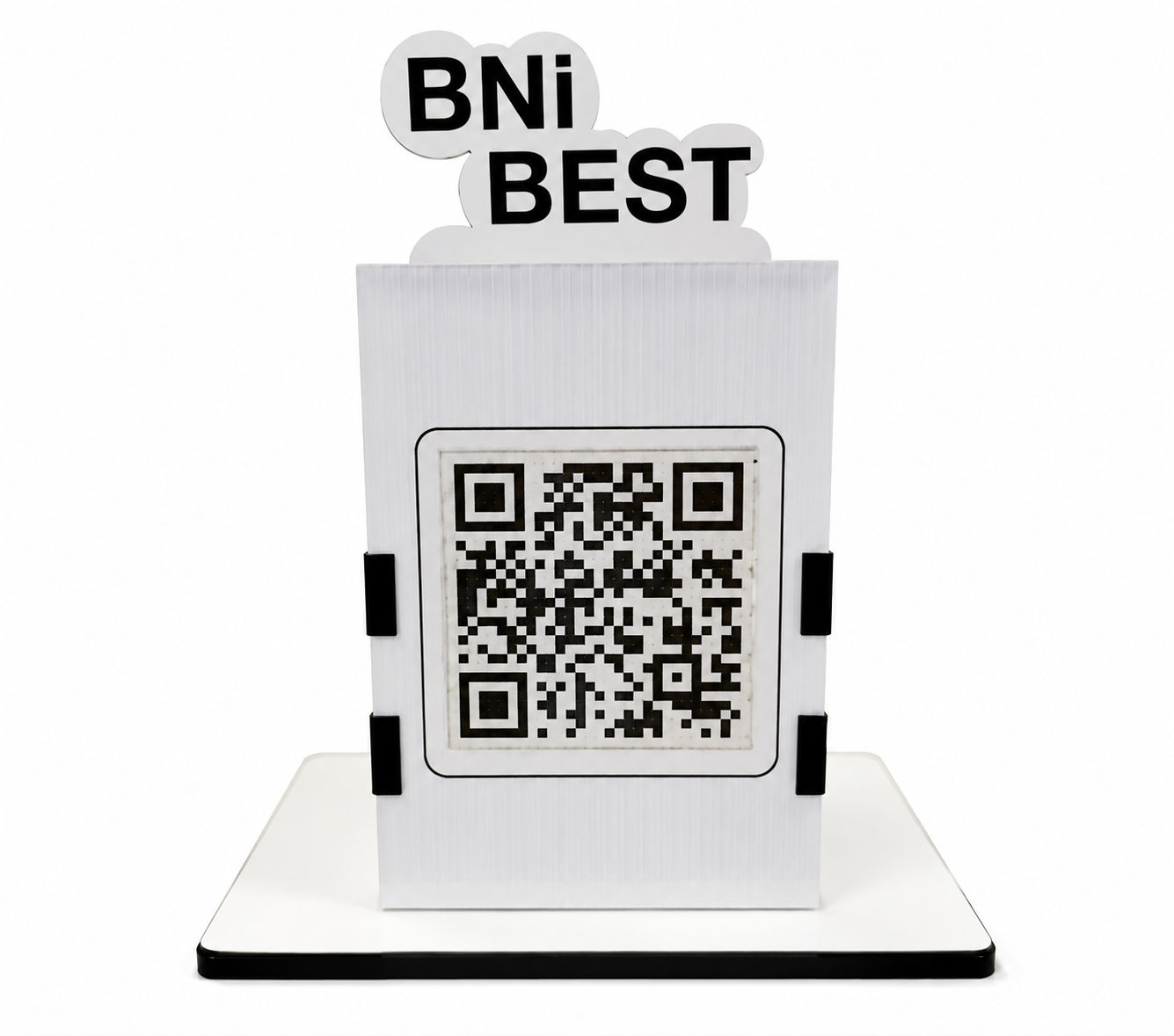 Acrylic Pen Stand with Barcode Display