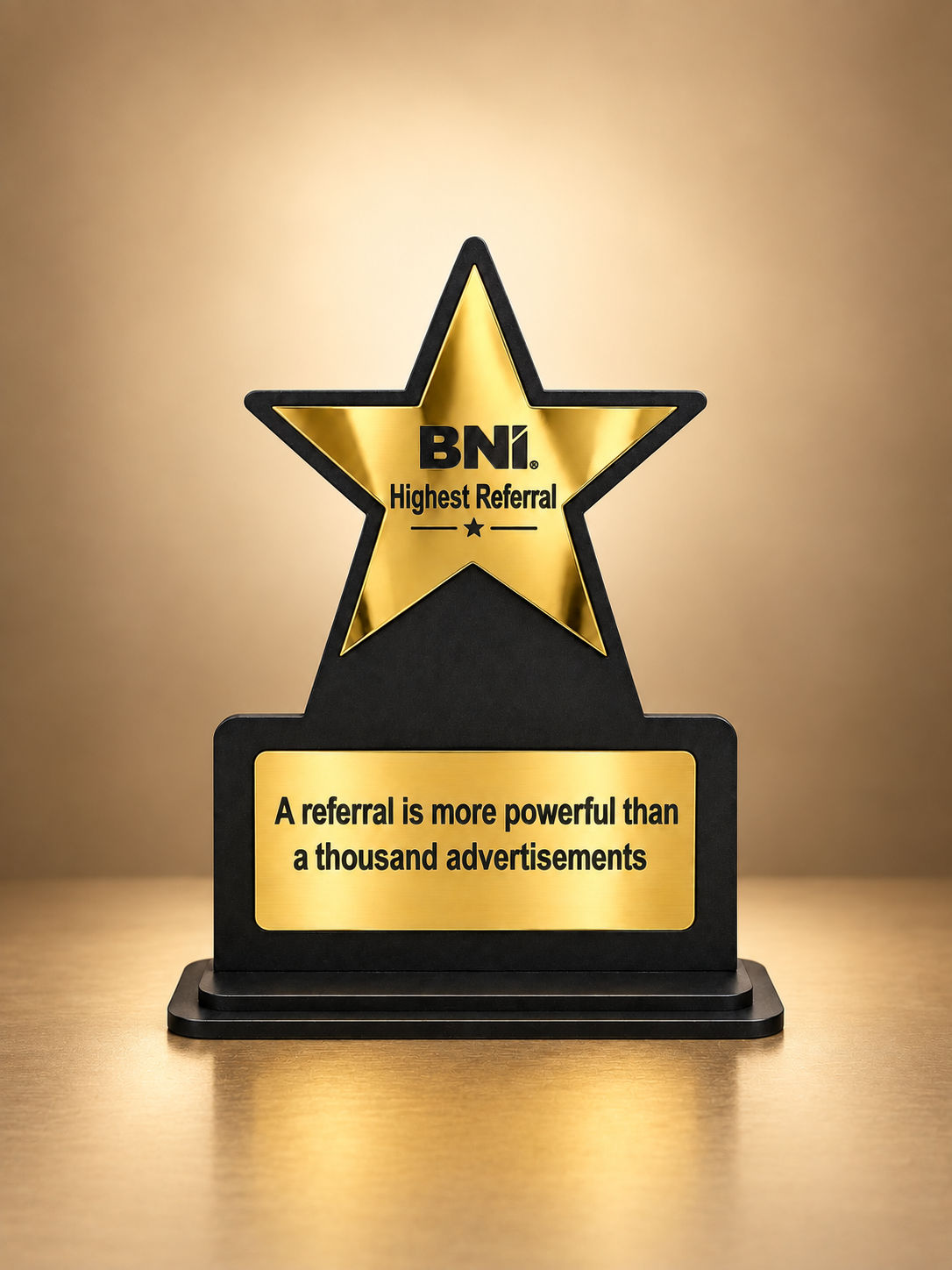 Golden Star Referral Excellence Trophy