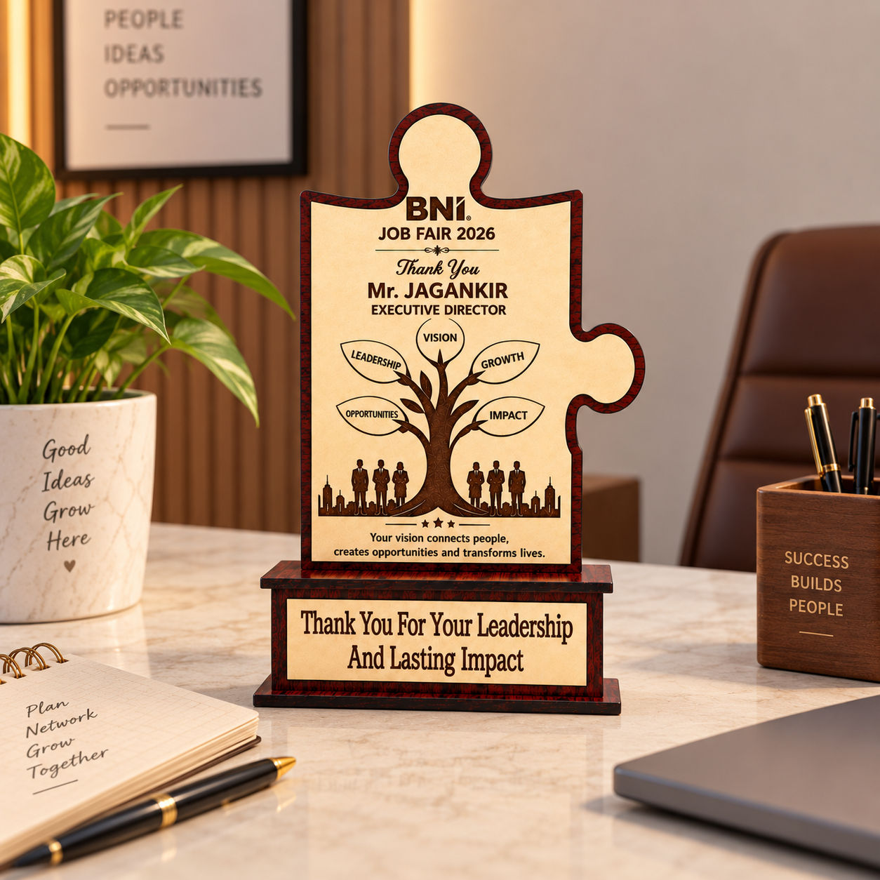 Leadership & Vision Appreciation Trophy - 3