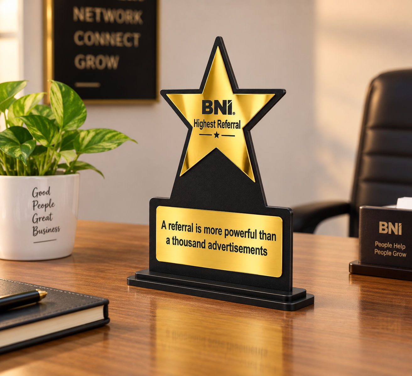 Golden Star Referral Excellence Trophy - 3