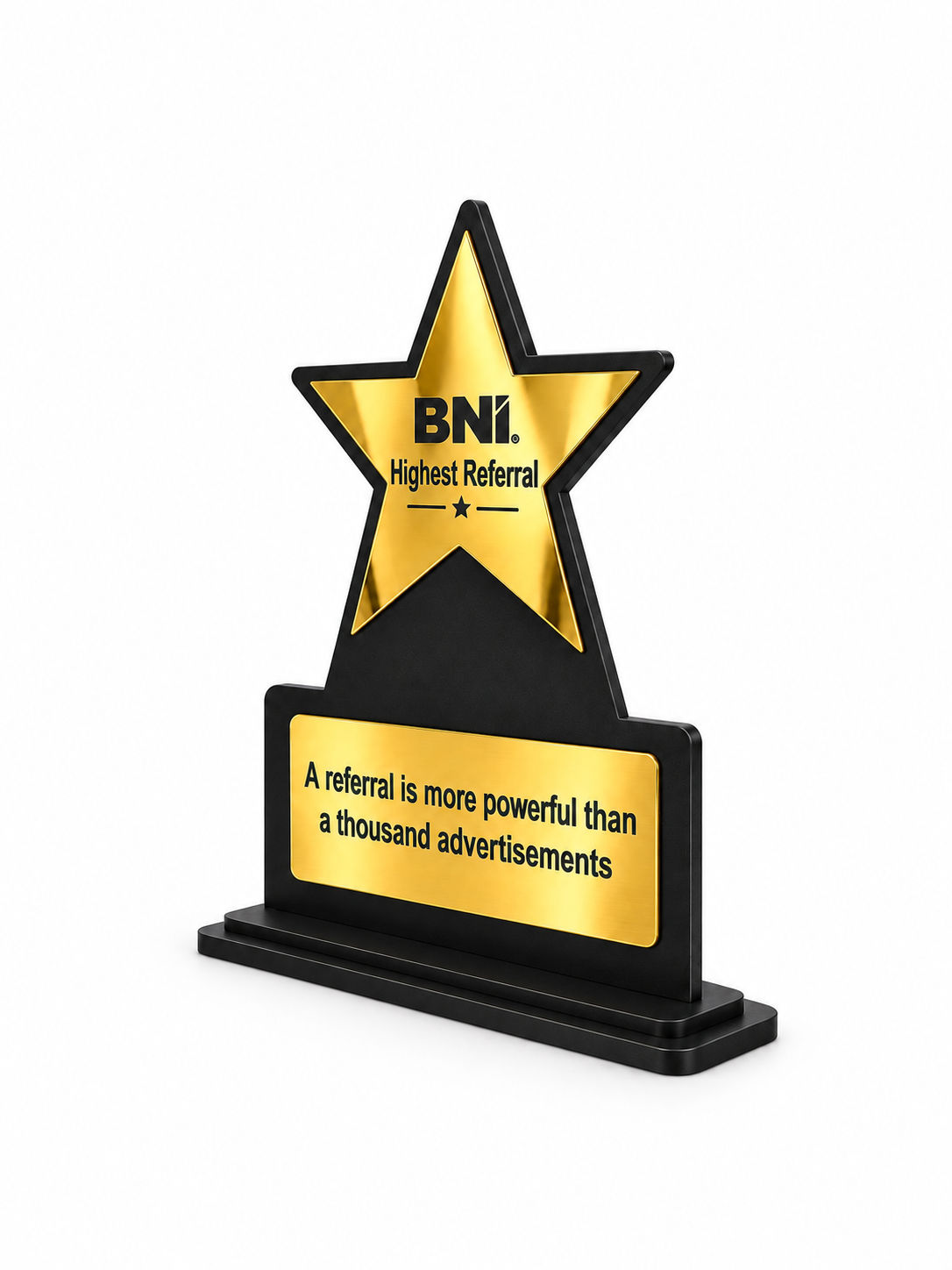 Golden Star Referral Excellence Trophy - 2