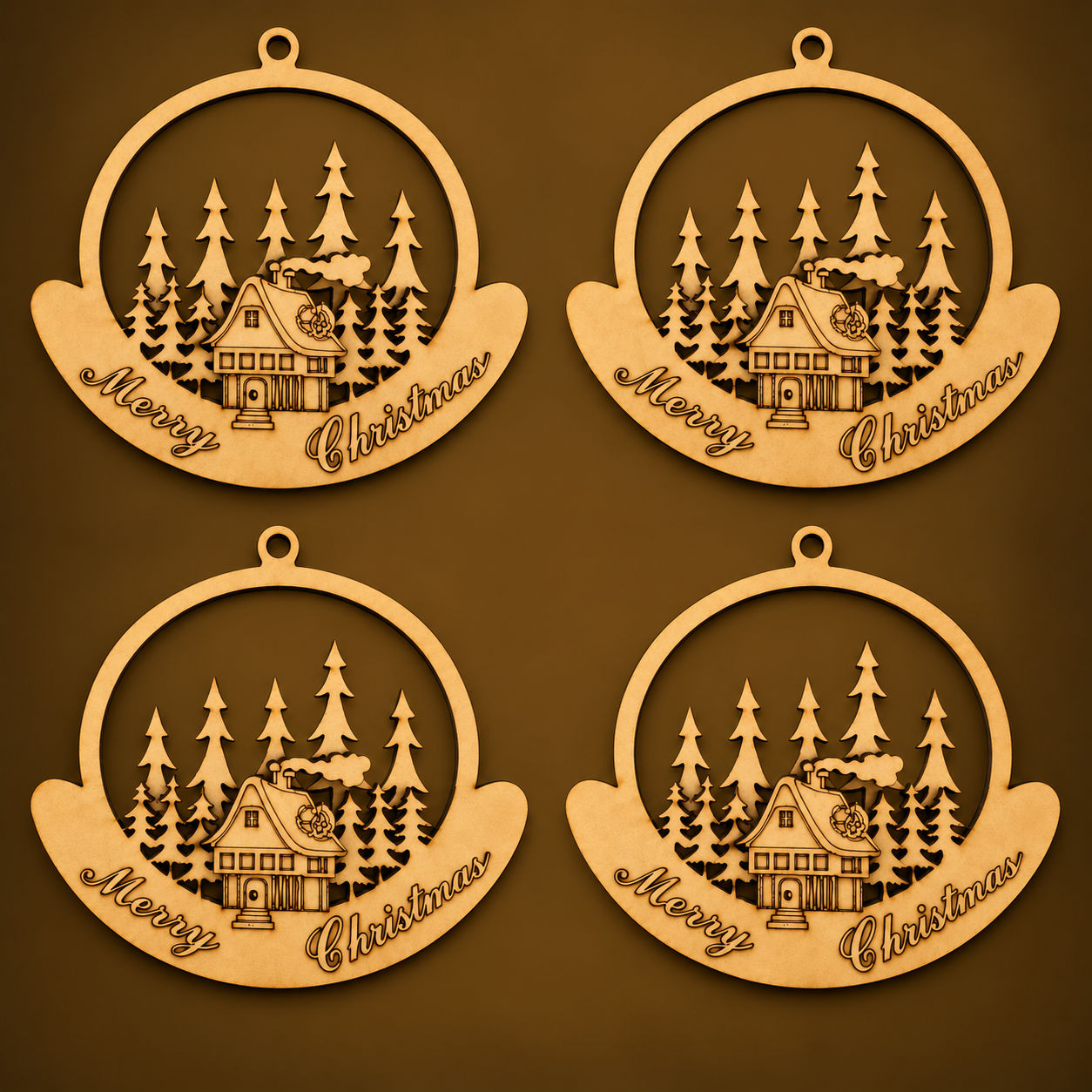 Wooden Christmas Party Hanging