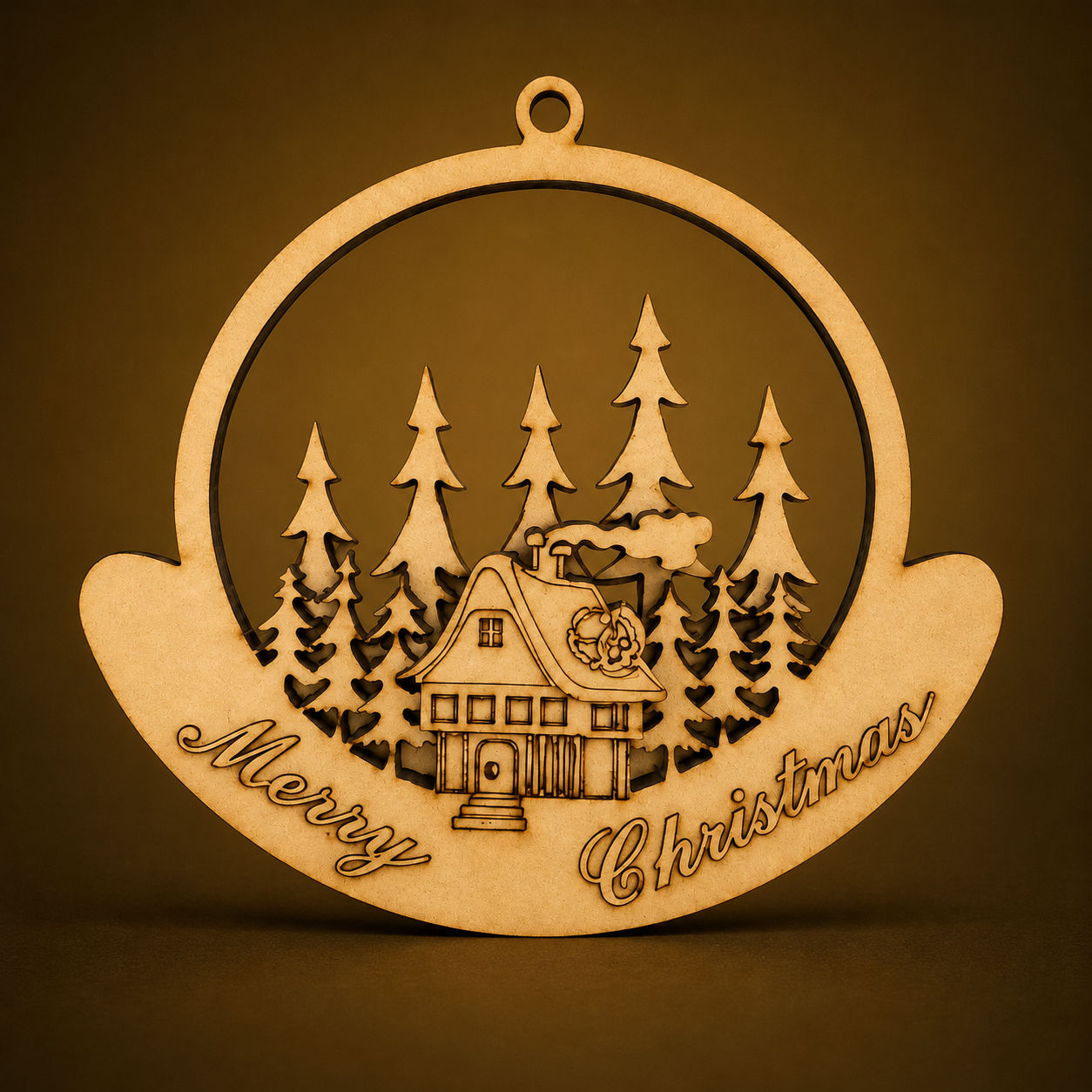 Wooden Christmas Party Hanging