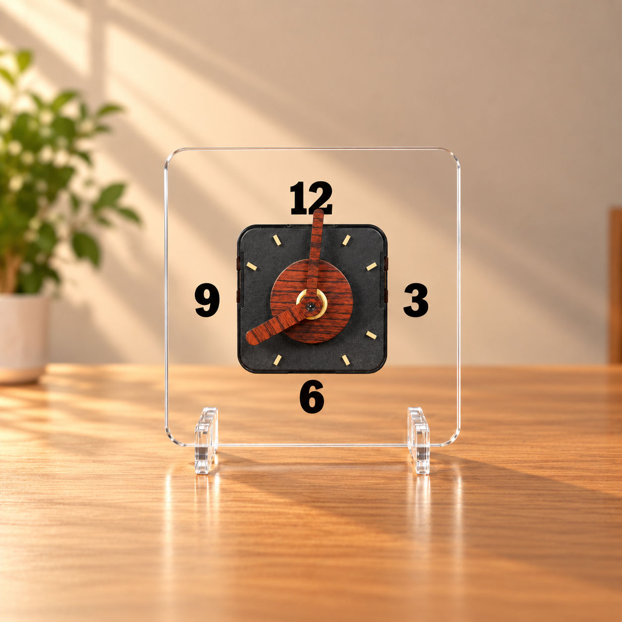 Elegant Acrylic Table Clock