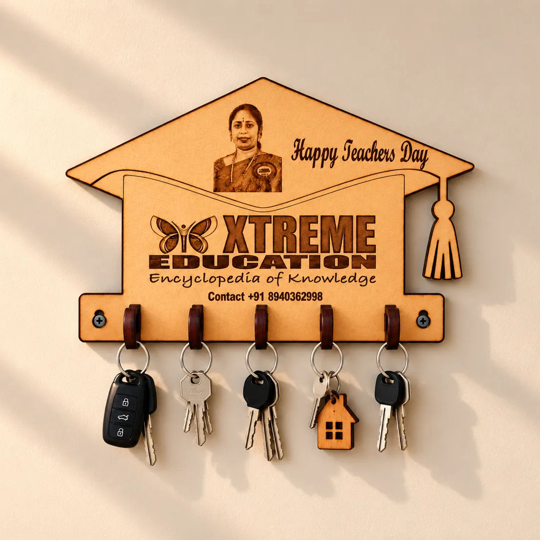 Personalized Graduation Key Holder 
