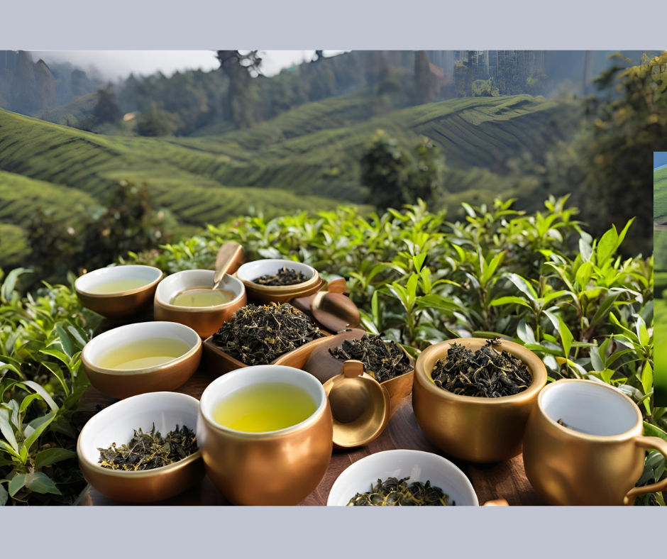 Guest enjoying tea at luxury Himalayan retreat