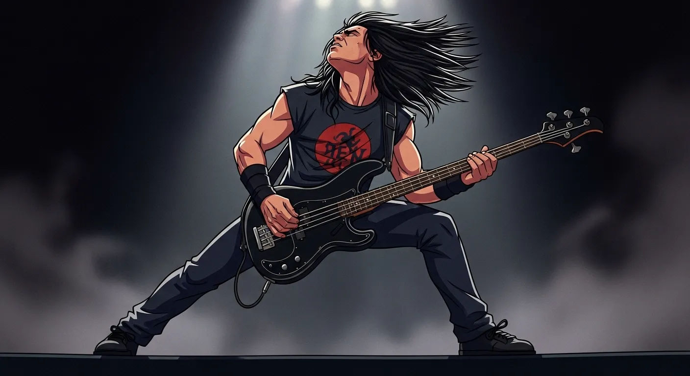 Jason Newsted band performing live on stage