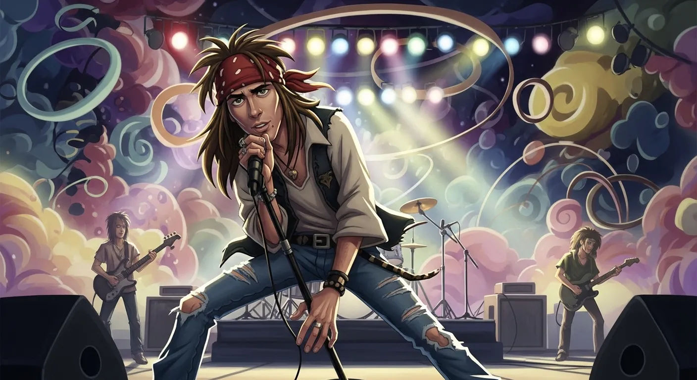 Shannon Hoon performing with Blind Melon
